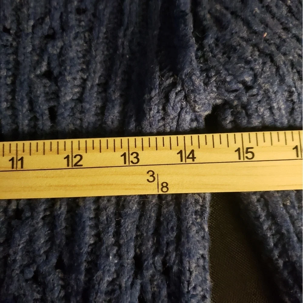 Free People Navy Blue Knit Crewneck‎ Sweater Women’s XS